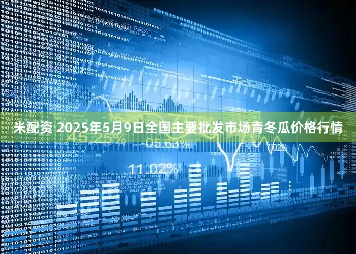 米配资 2025年5月9日全国主要批发市场青冬瓜价格行情